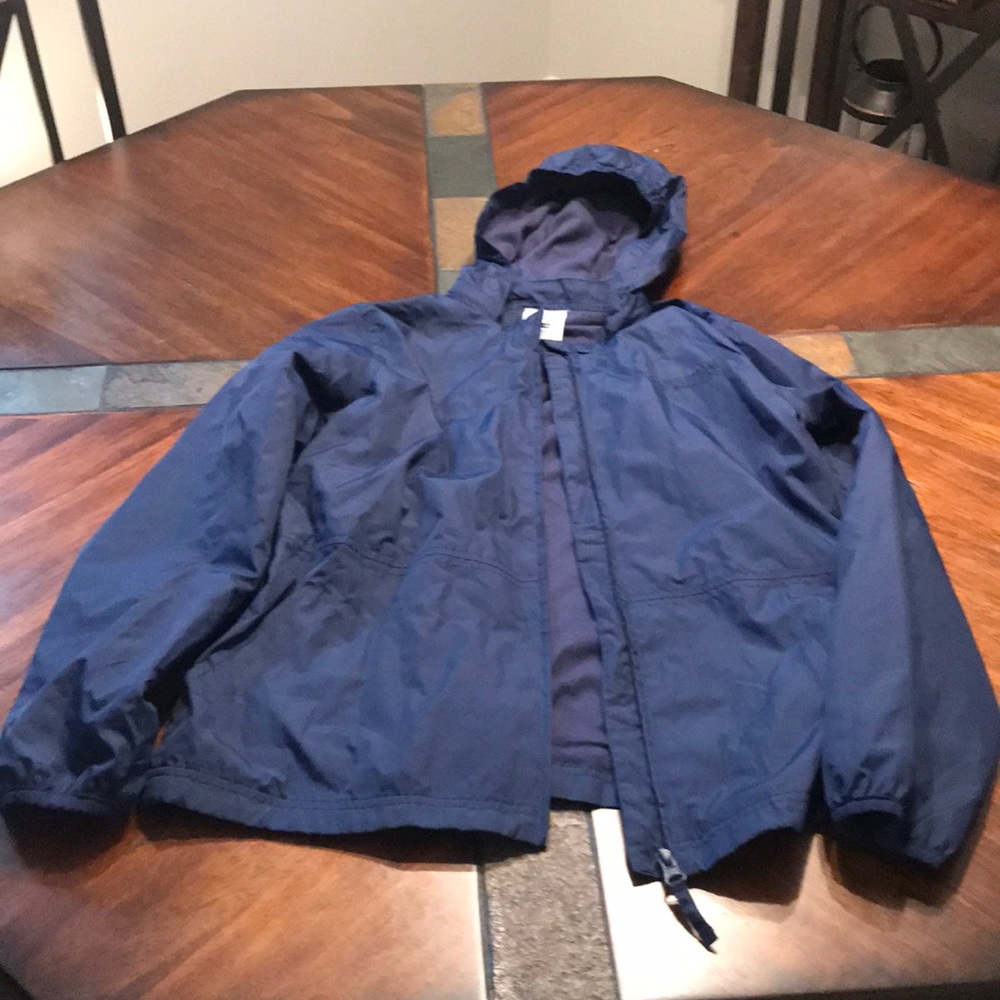 Boys windbreaker navy blue
